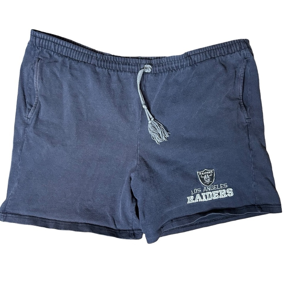 Vintage 80s 90s L.A. Raiders Champion Sweat Shorts